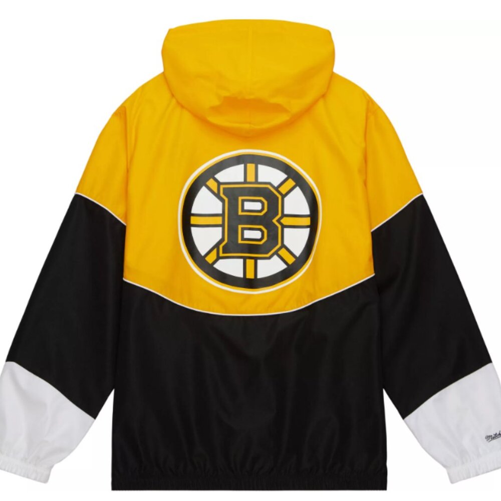 Mitchell & Ness Boston Bruins Windbreaker Jacket - Size Medium